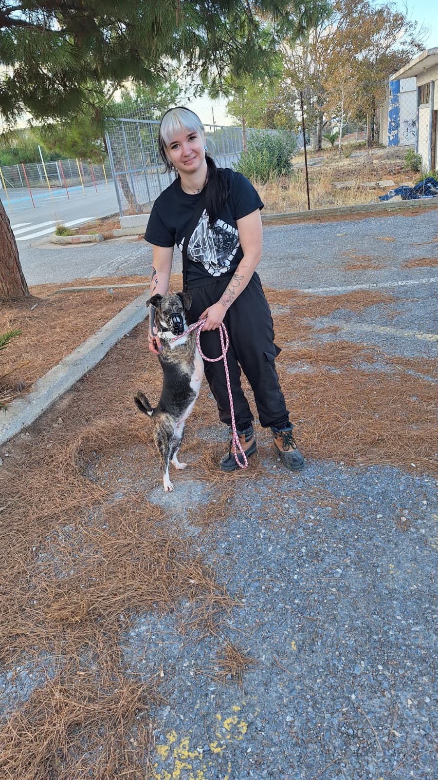 Me von Randalehunde Leipzig bei der Tierschutzarbeit in Griechenland