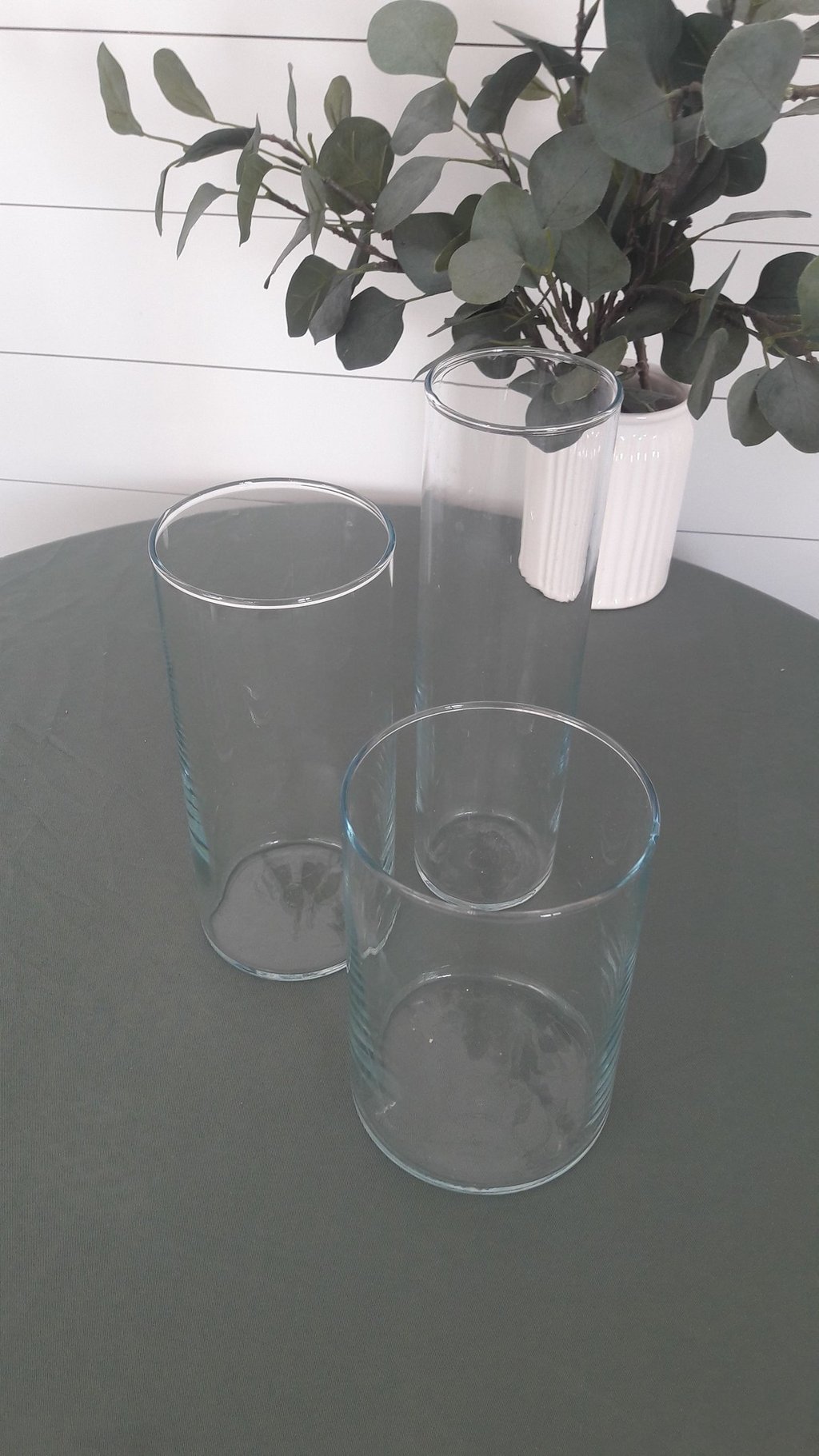 trio de vases cylindriques