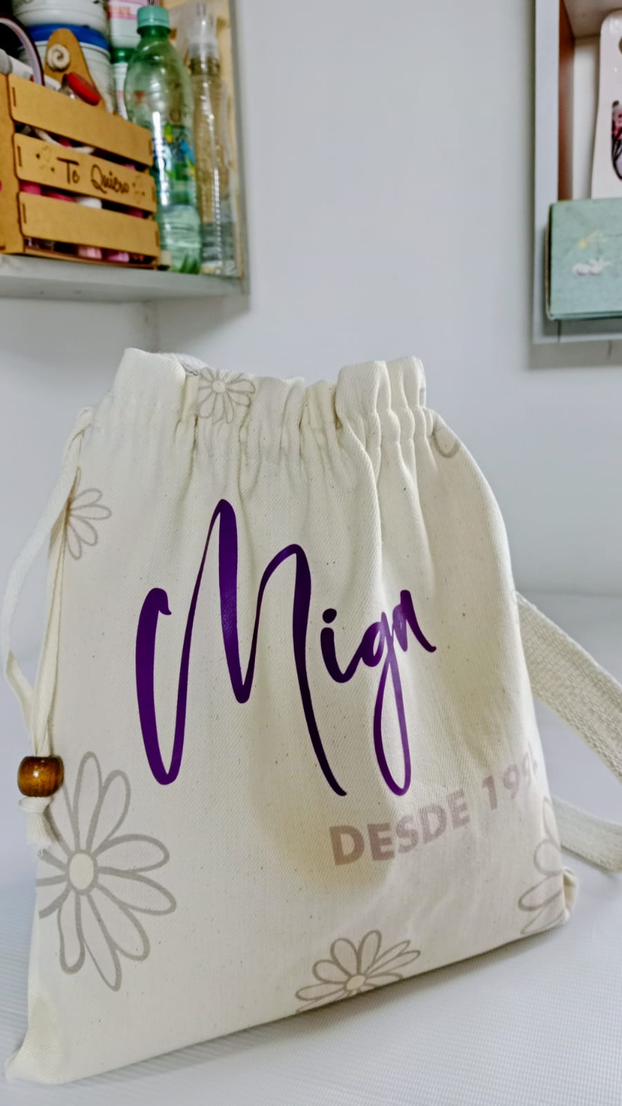 Bolso manos libres estampado