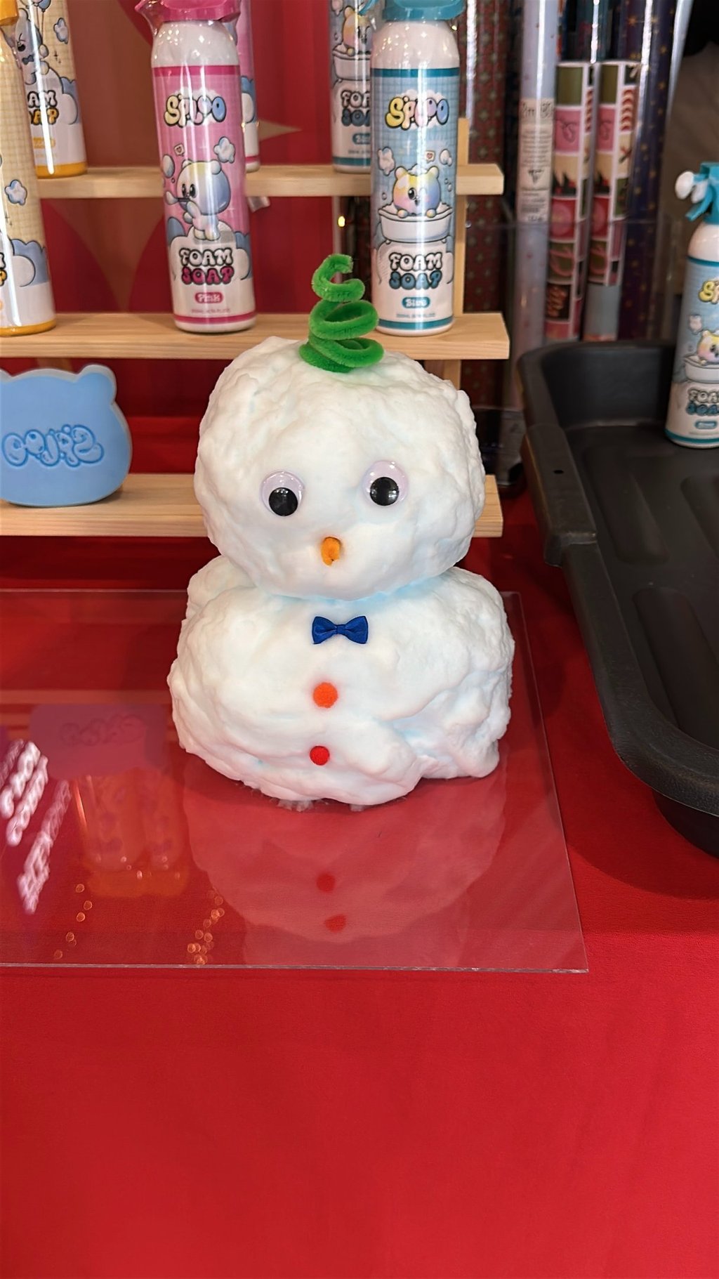 make cute snowman with sploo kids foam soap art and craft activity