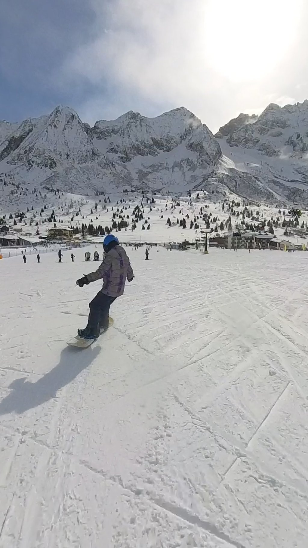 snow boarding passo tonale