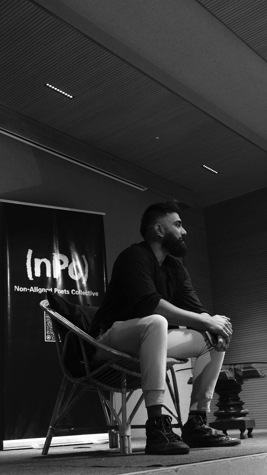 Tahir Hussain Poet Author Performing Bangalore