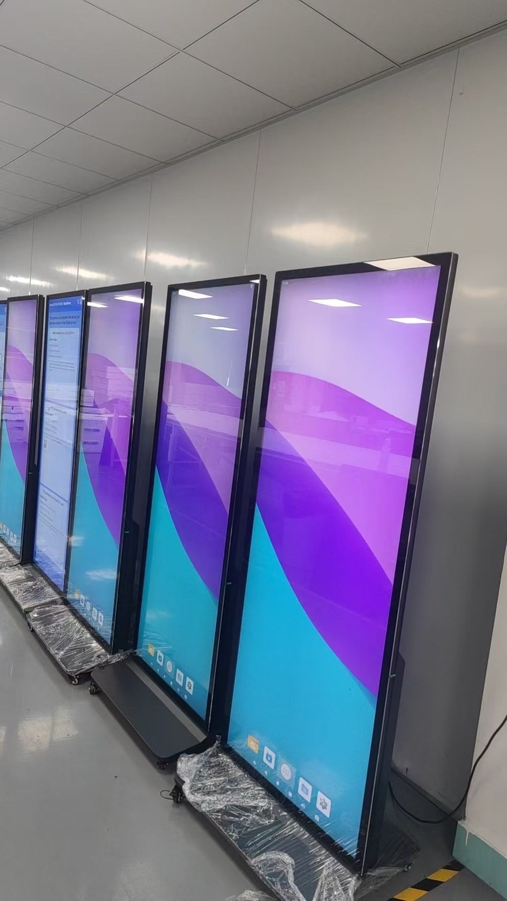 CLARATECH VERTICAL ADVERTISING MACHINE AT OFFICE 