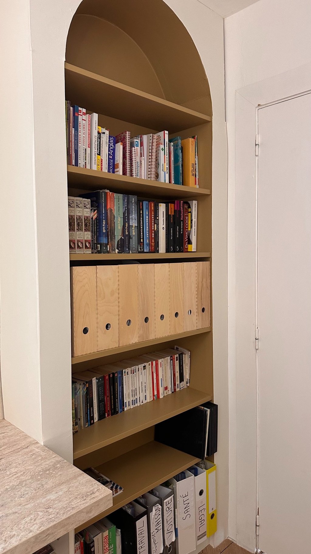 diy bibliothèque arche ikea hack