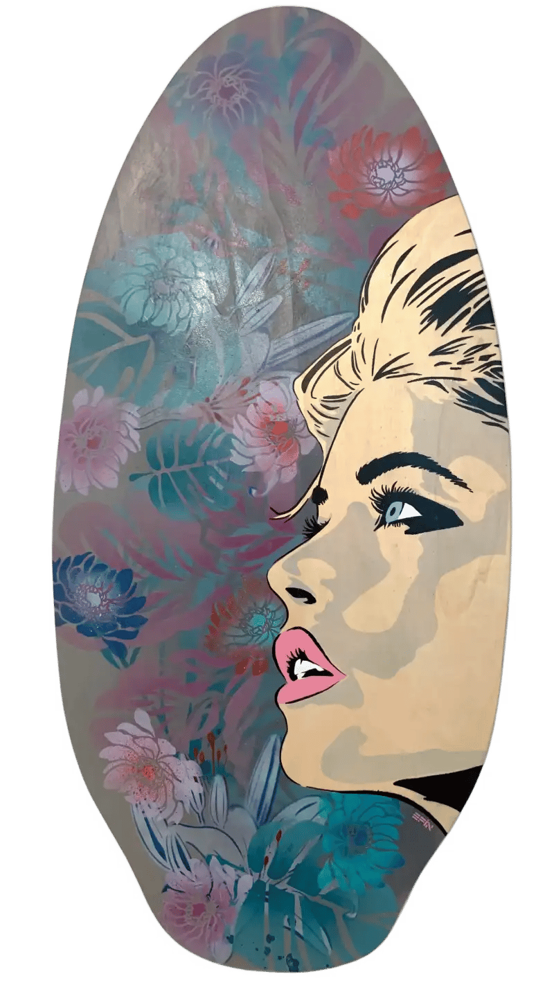 Efin skimboard art