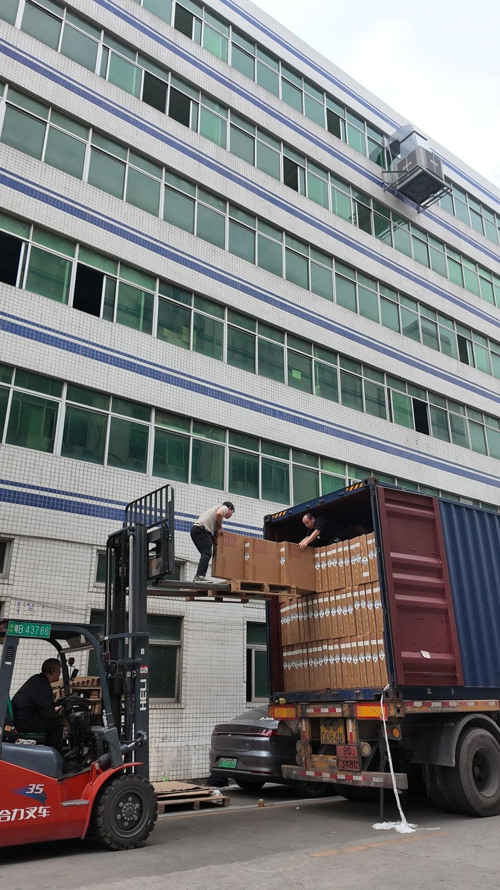 solar street light container loading