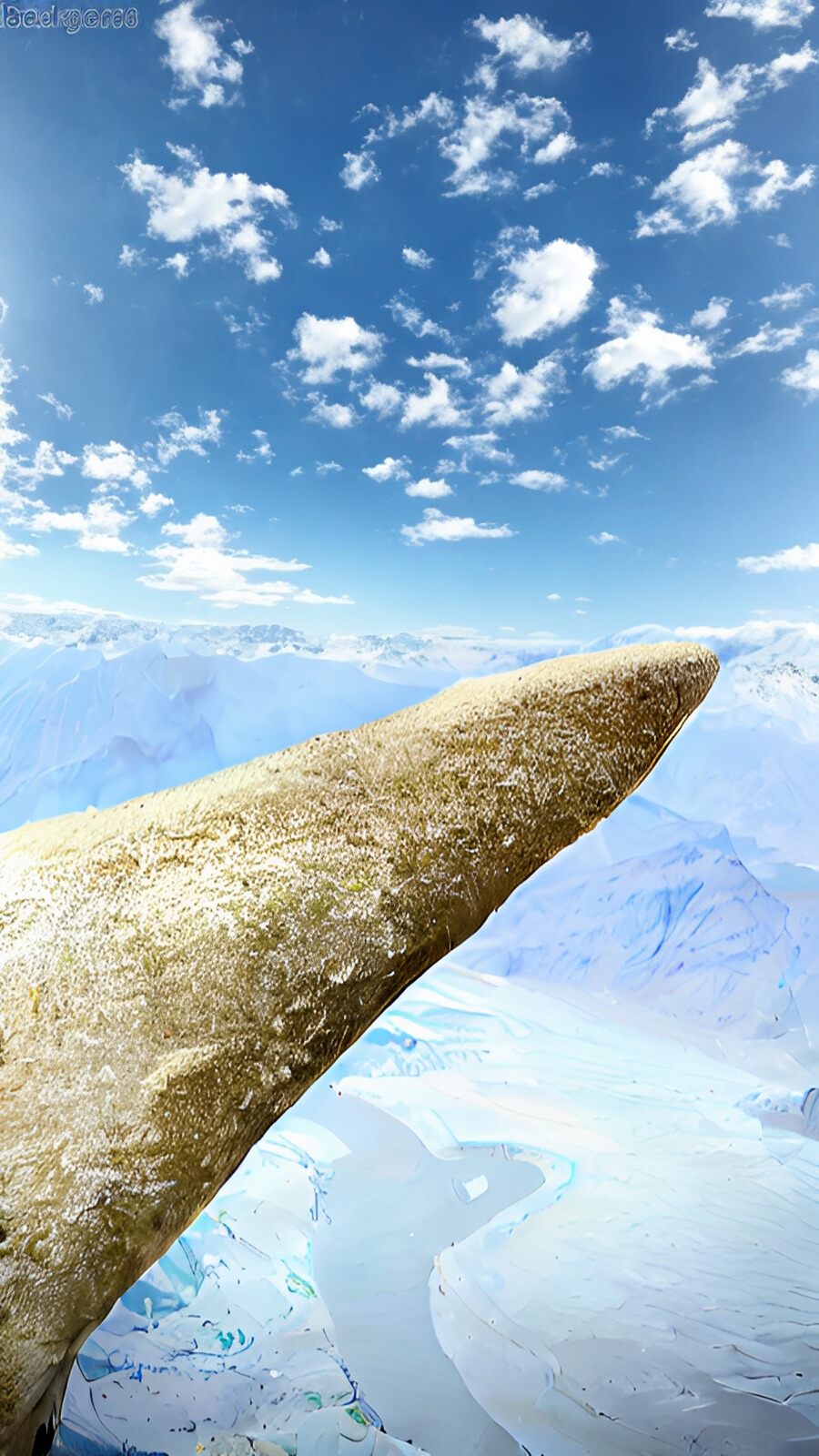 Close-up view of marsur rock skardu