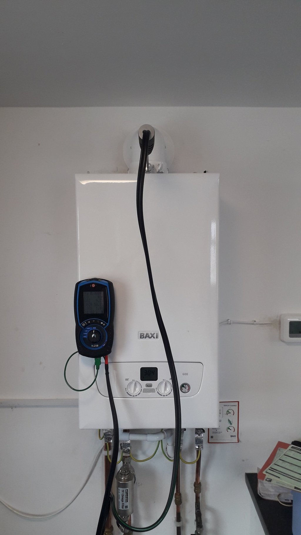 Gas boiler servicing carried out in South Molton