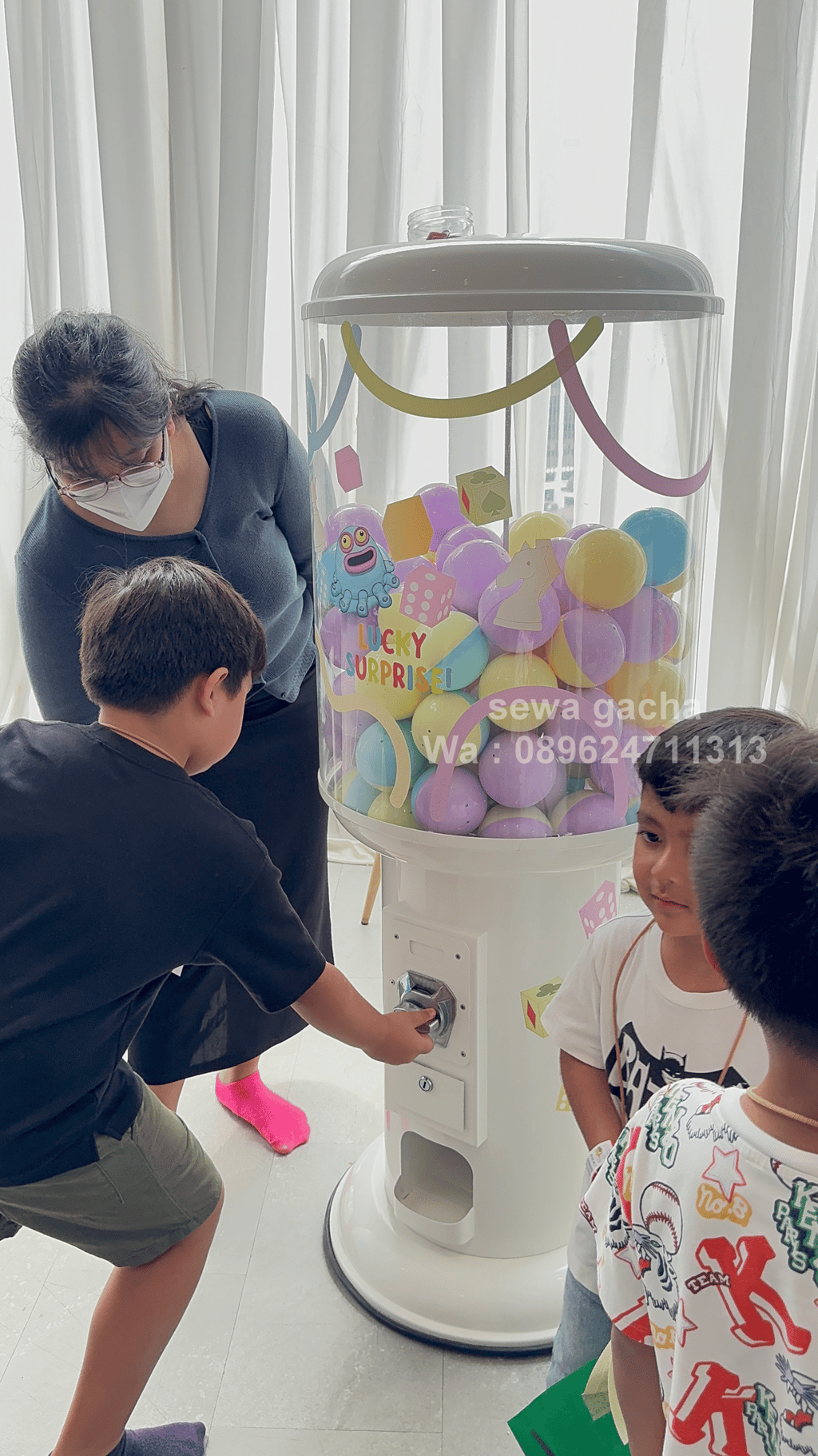 rental gacha gachapon surabaya jumbo