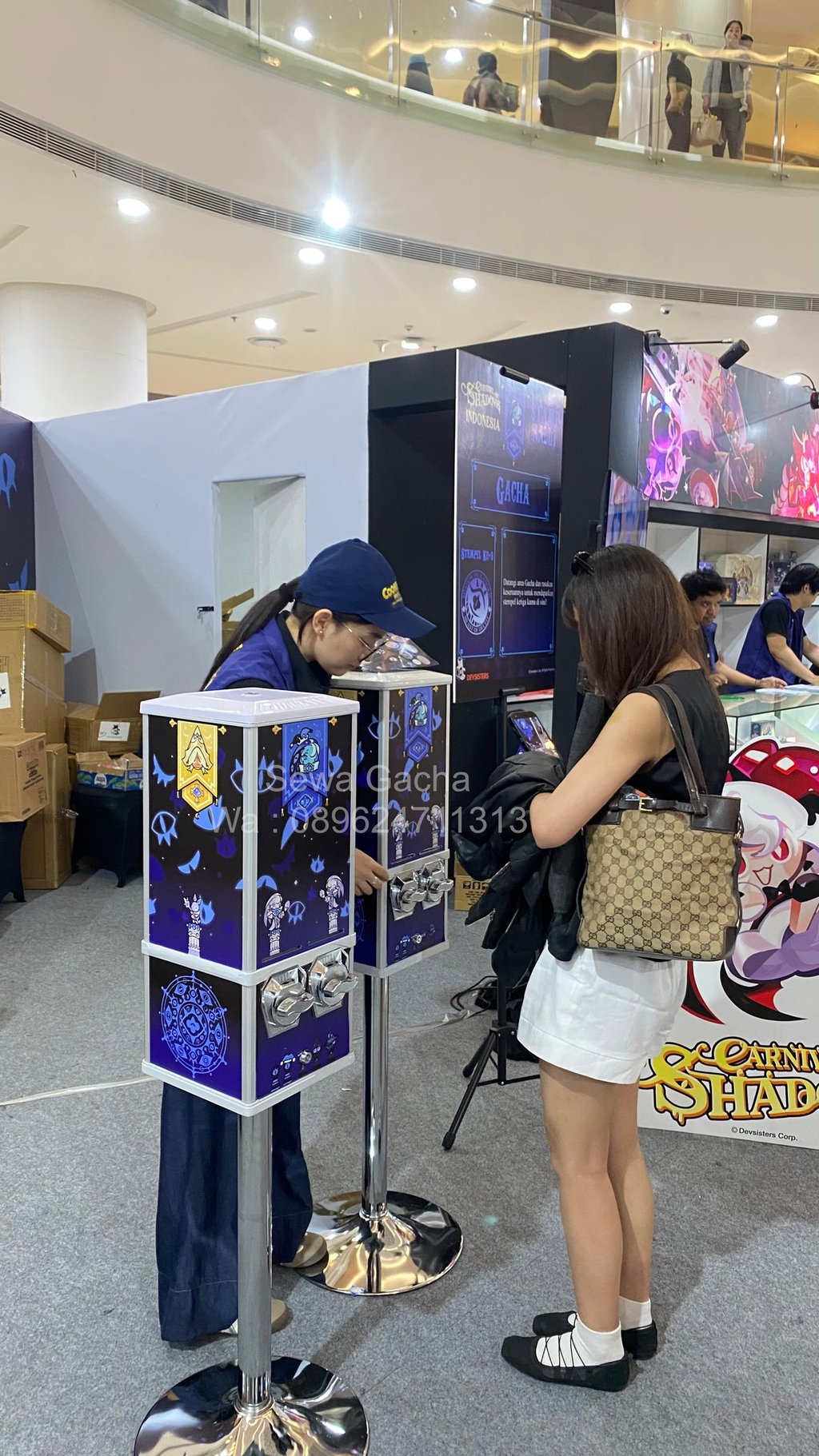Sewa mesin gacha kartu event