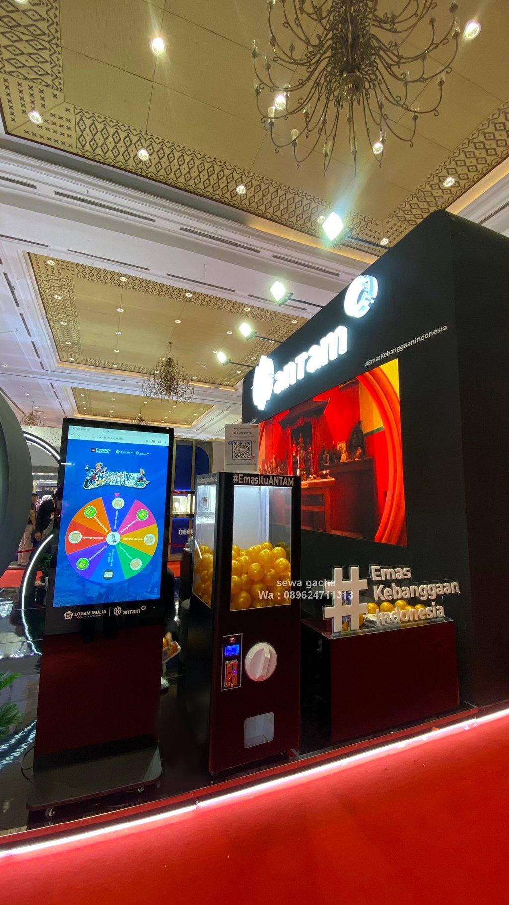 kustomisasi mesin gacha gachapon jumbo