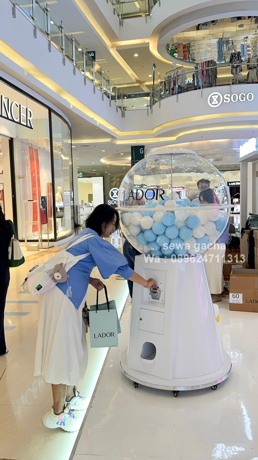 sewa gacha gachapon jumbo custom jakarta