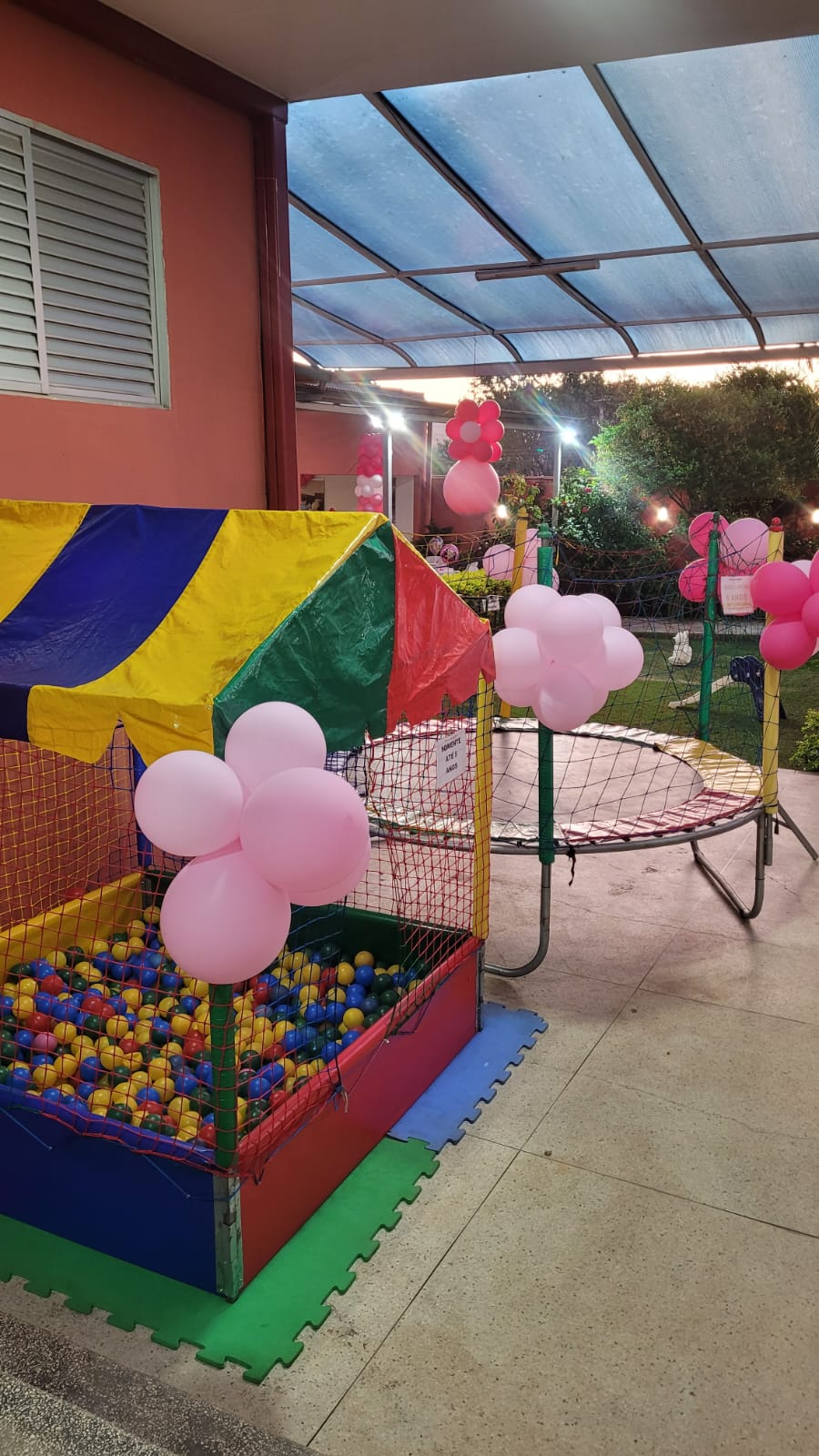 Oferecemos 3 brinquedos no pacote básico, mas temos outros briquedos