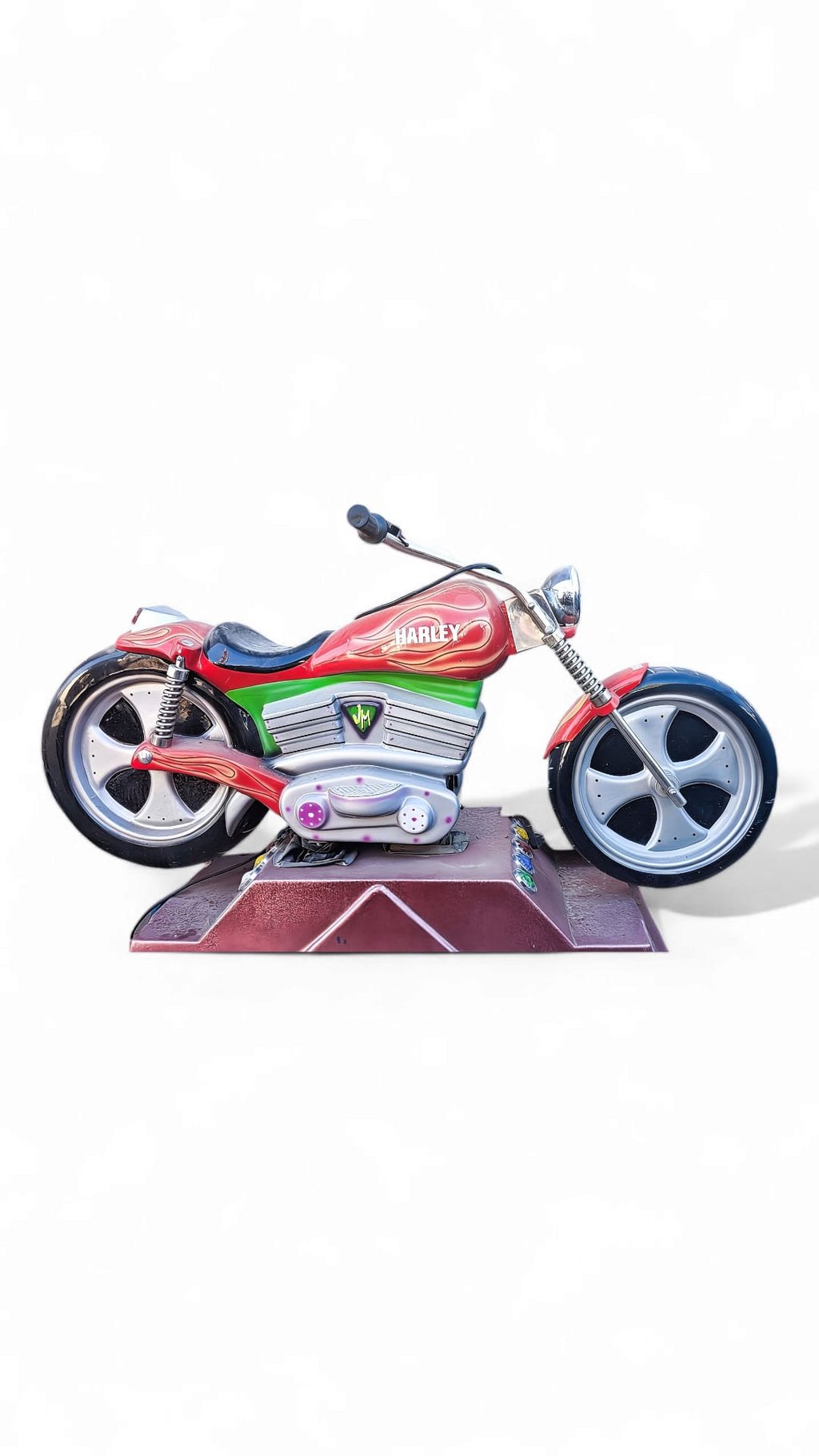 alquiler pequeña atraccion infantil moto harley 