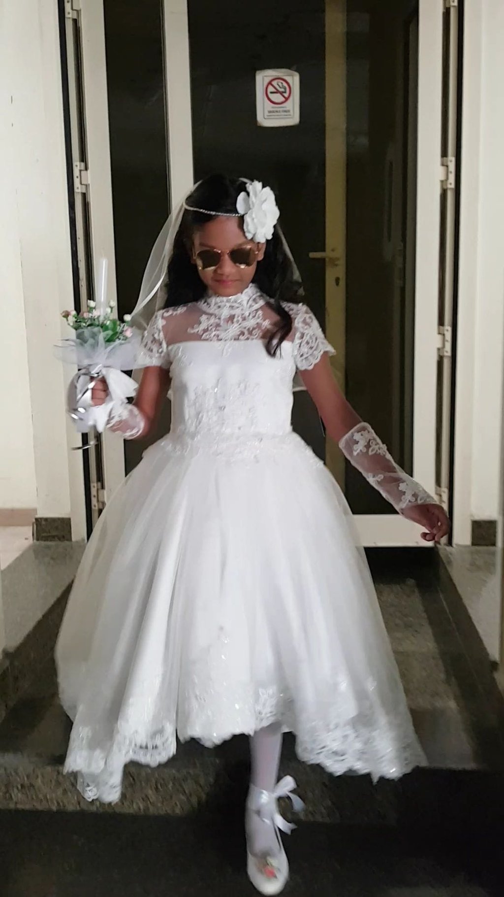 beautiful dress little bride communion dress