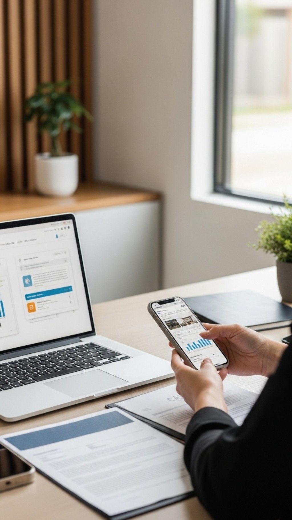 a real estate agent estimating broker cap calculations