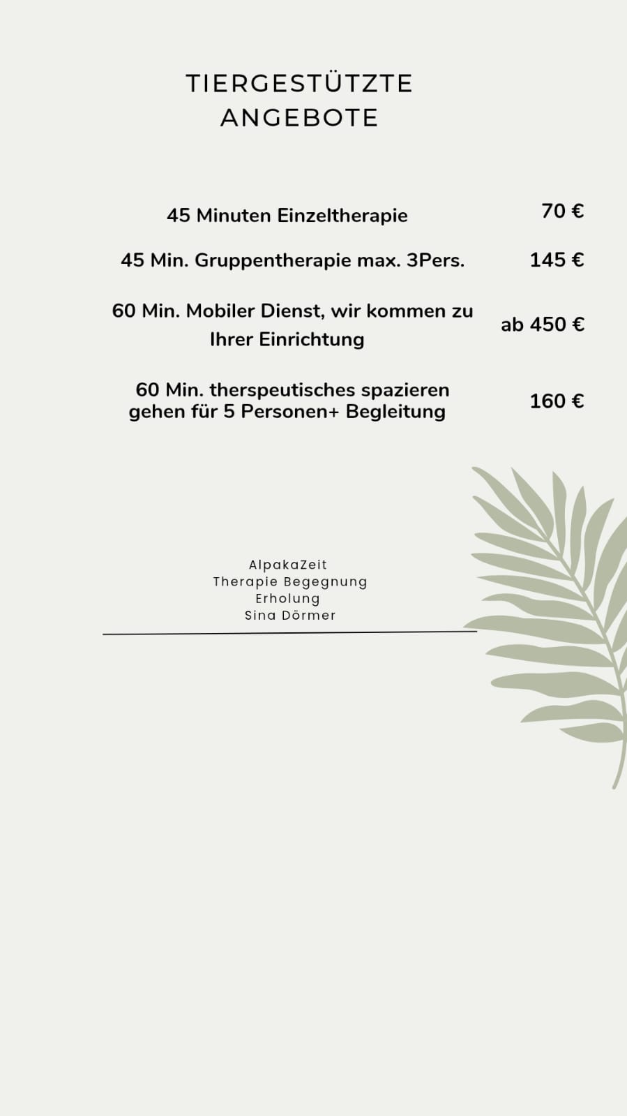  Angebote der tiergestützte Therapie