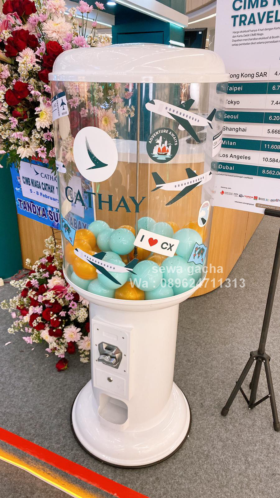 sewa mesin gacha gachapon