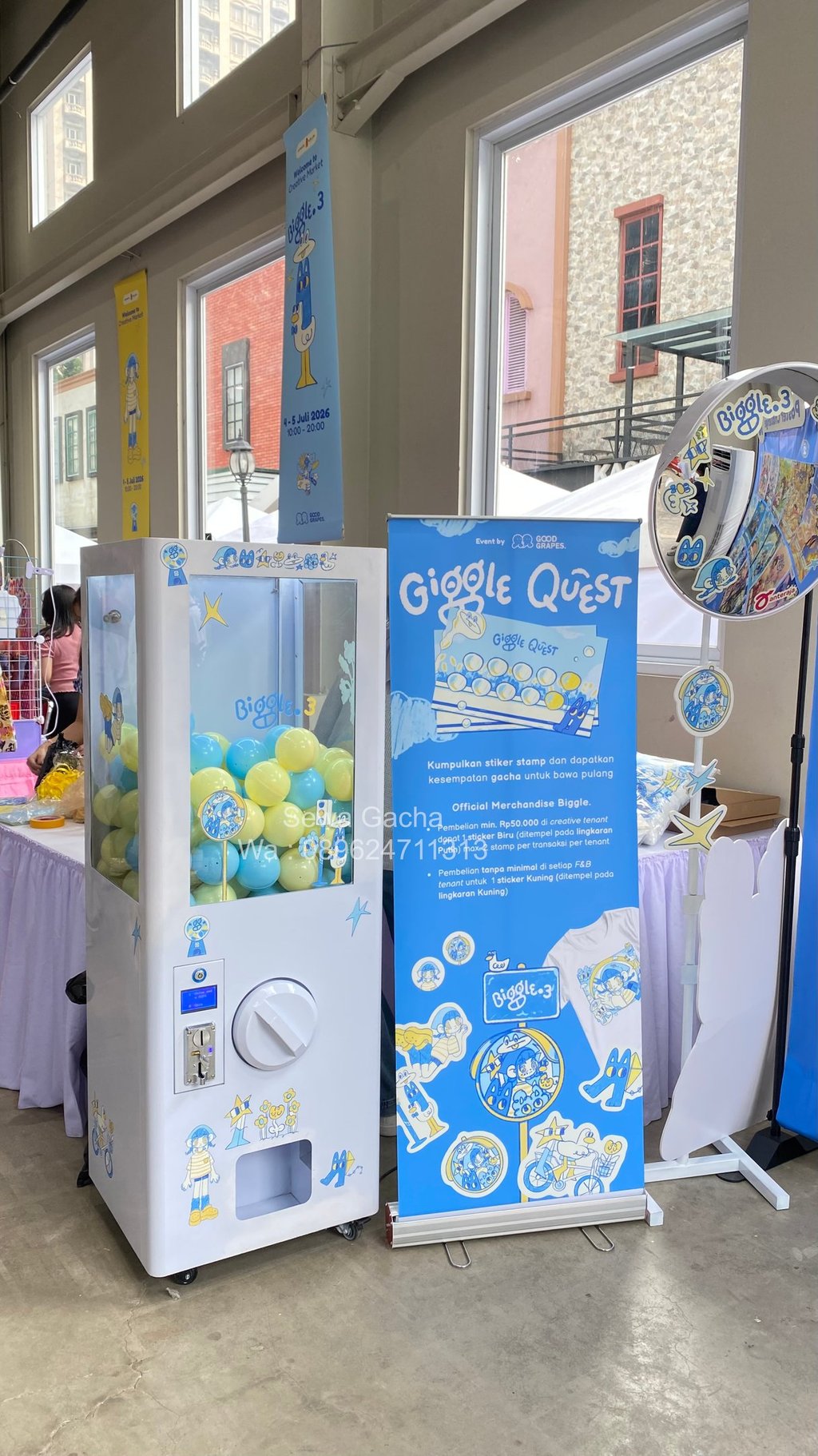 Sewa mesin gacha jumbo indonesia