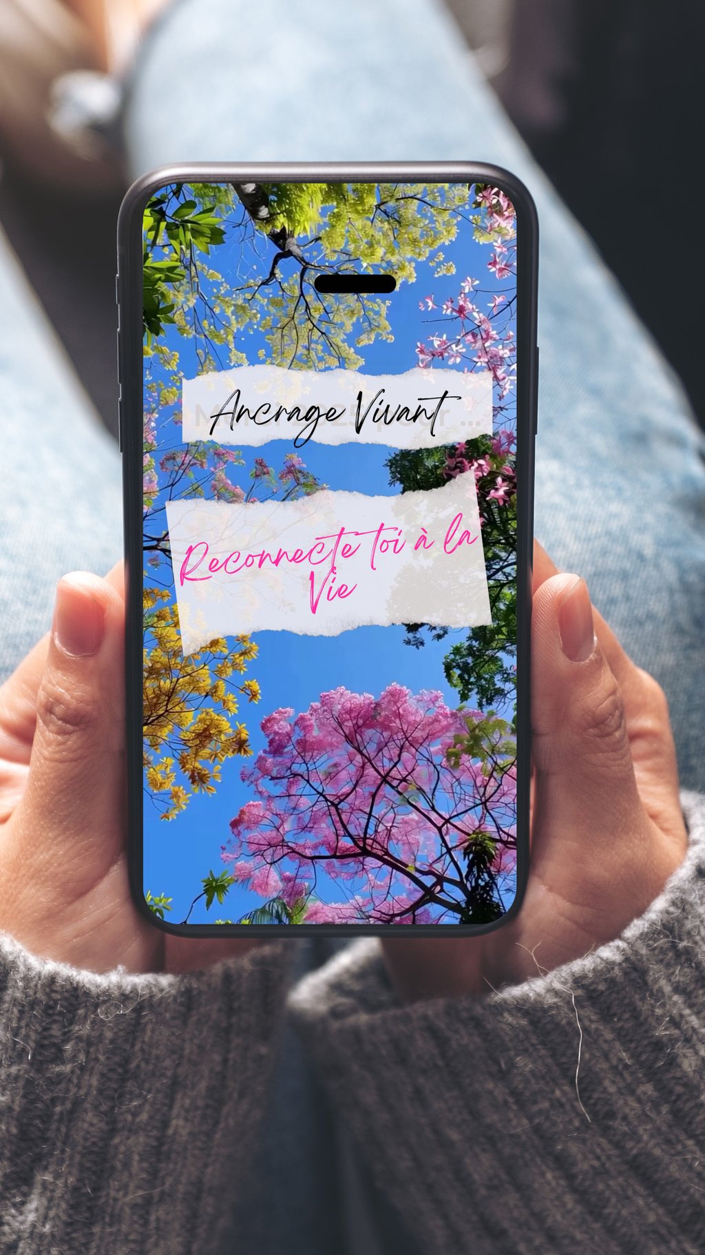 Ancrage Vivant dans les mains d une femme