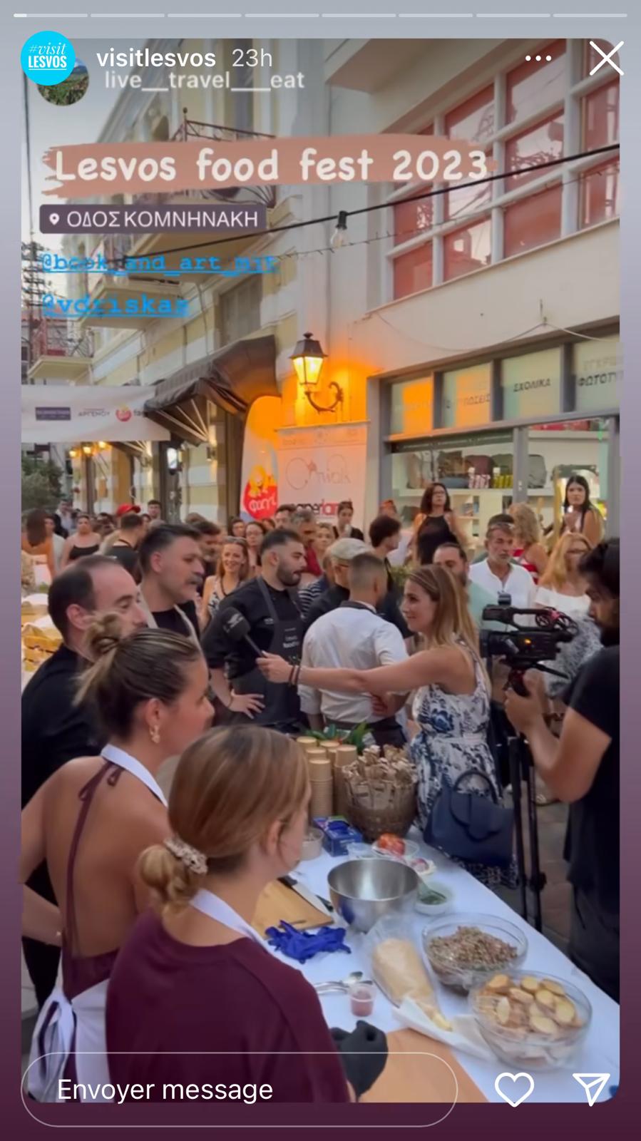 La Lesvos Food Fest sur l'île grecque de Lesbos