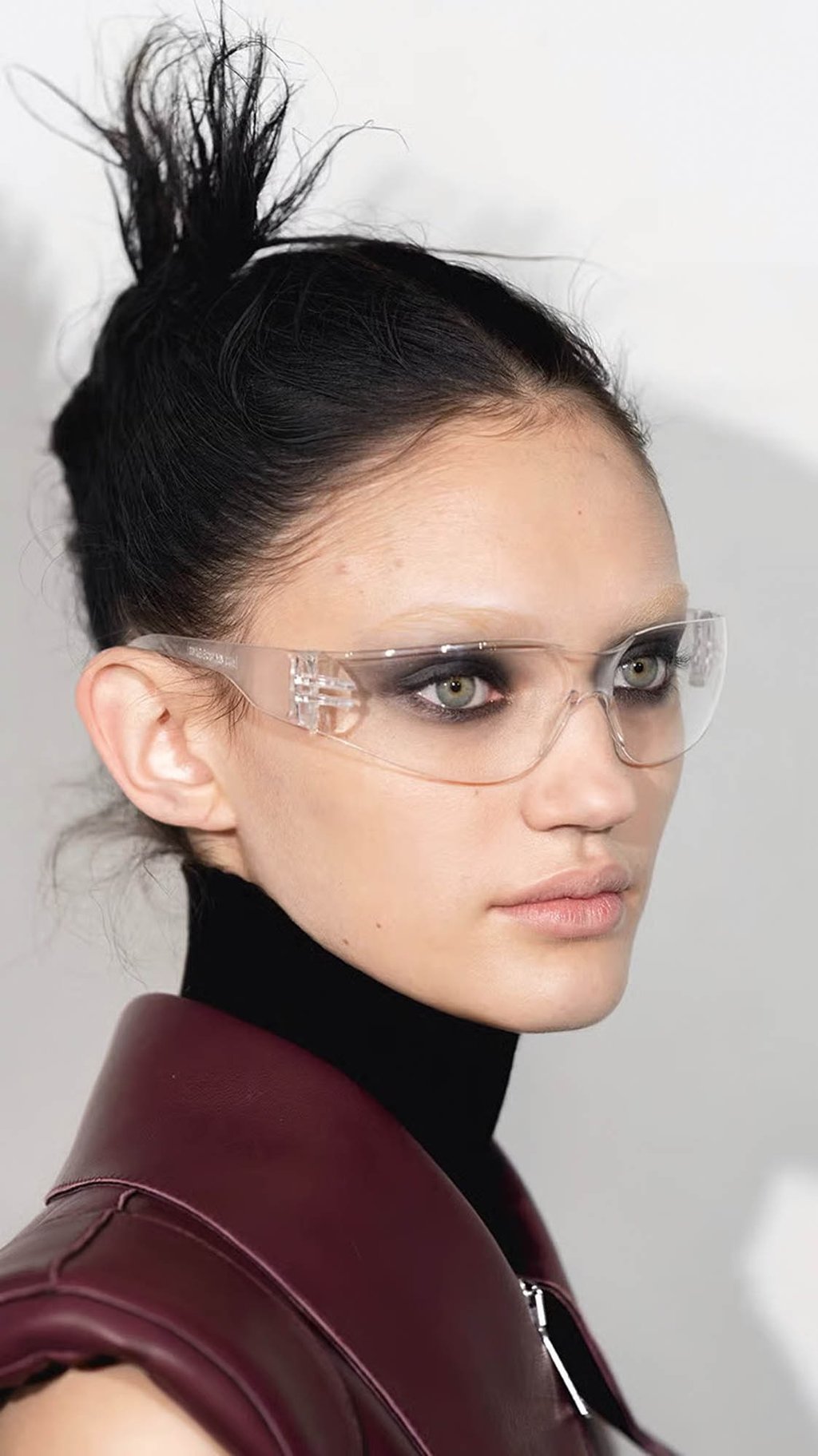 Ann Gior Makeup Artist for Palm Angels NYFW on model Alexandra