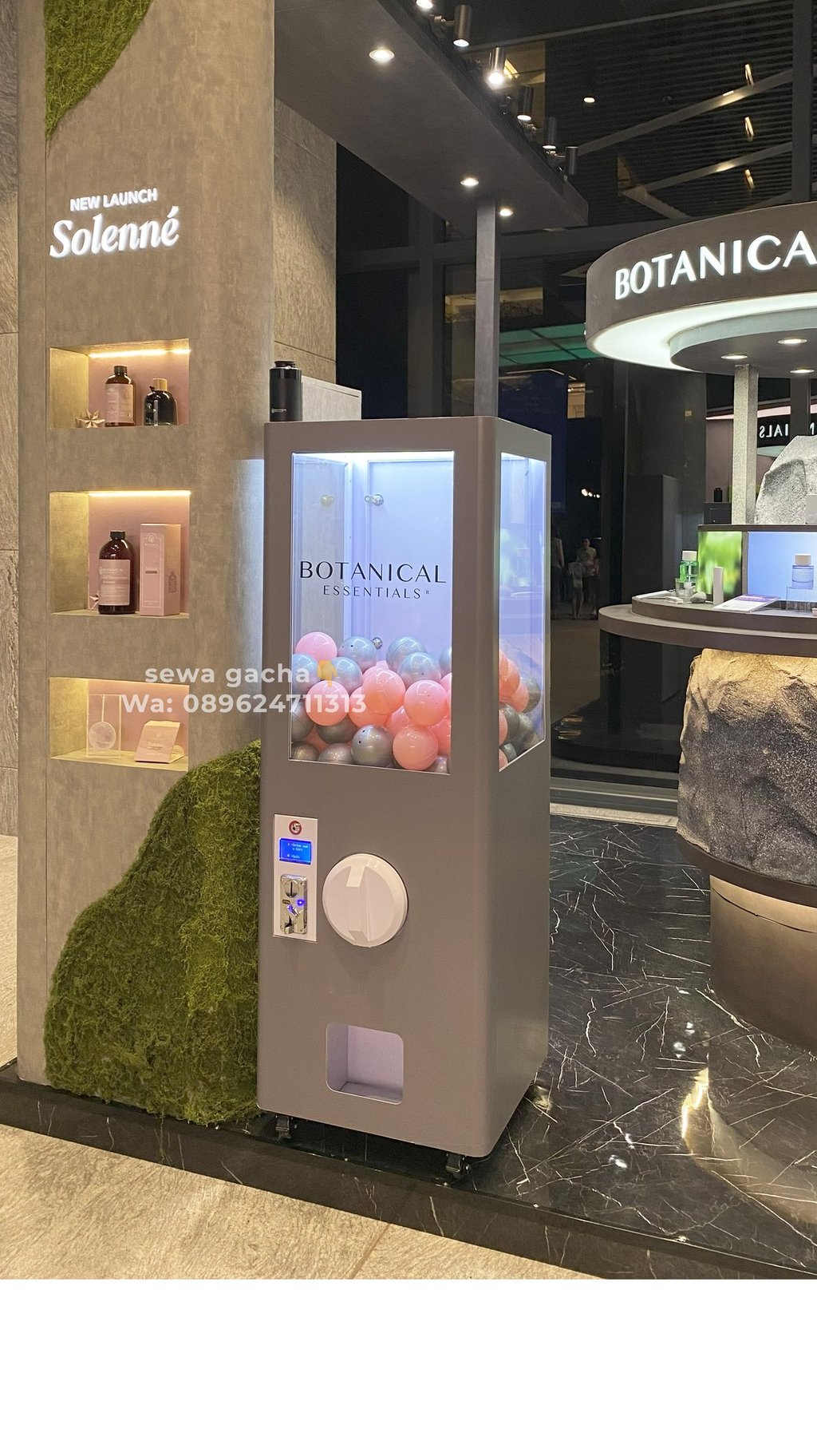 sewa gacha gachapon square giant jumbo custom indonesia