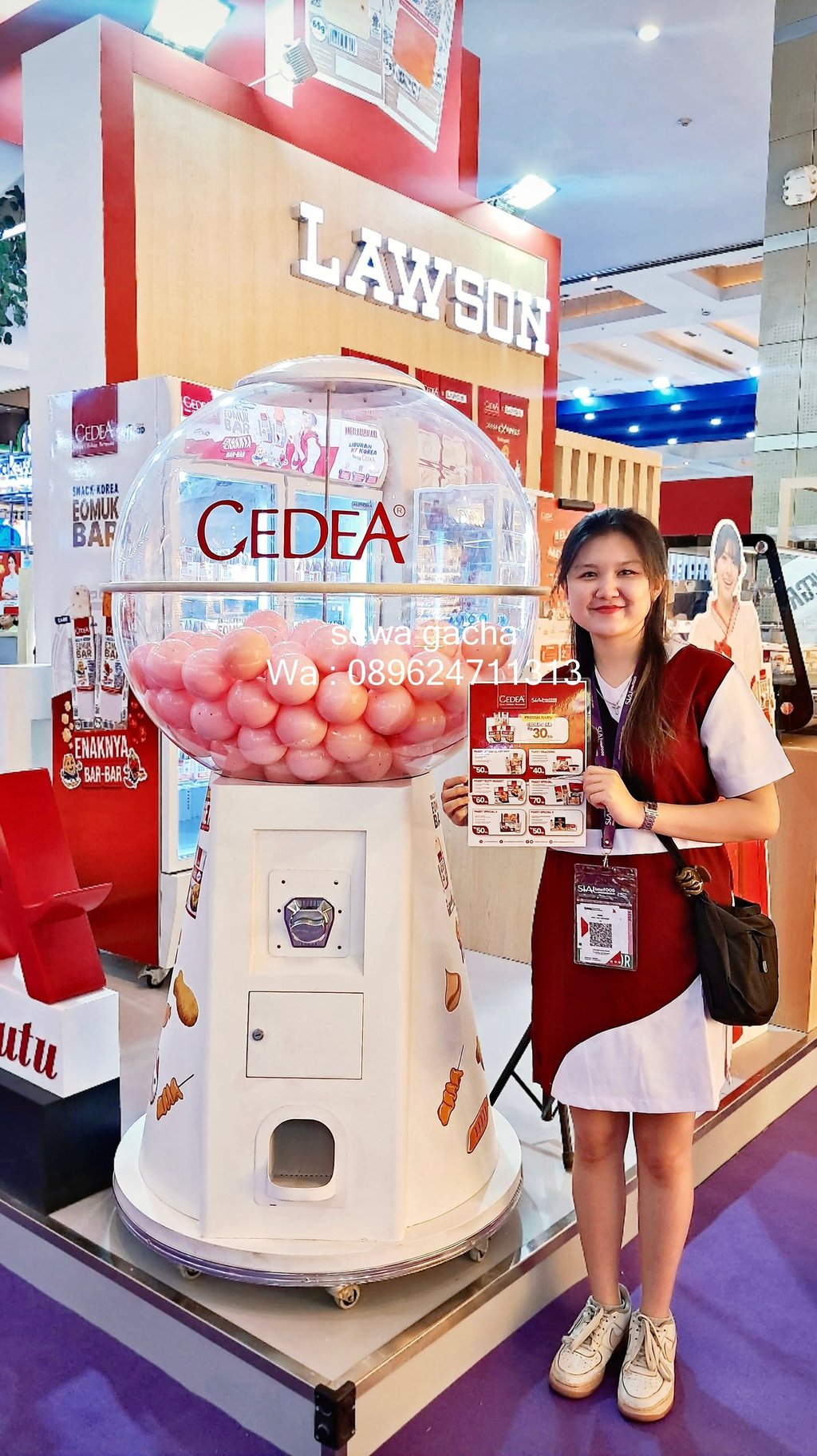 sewa gacha raksasa giant jumbo gachapon