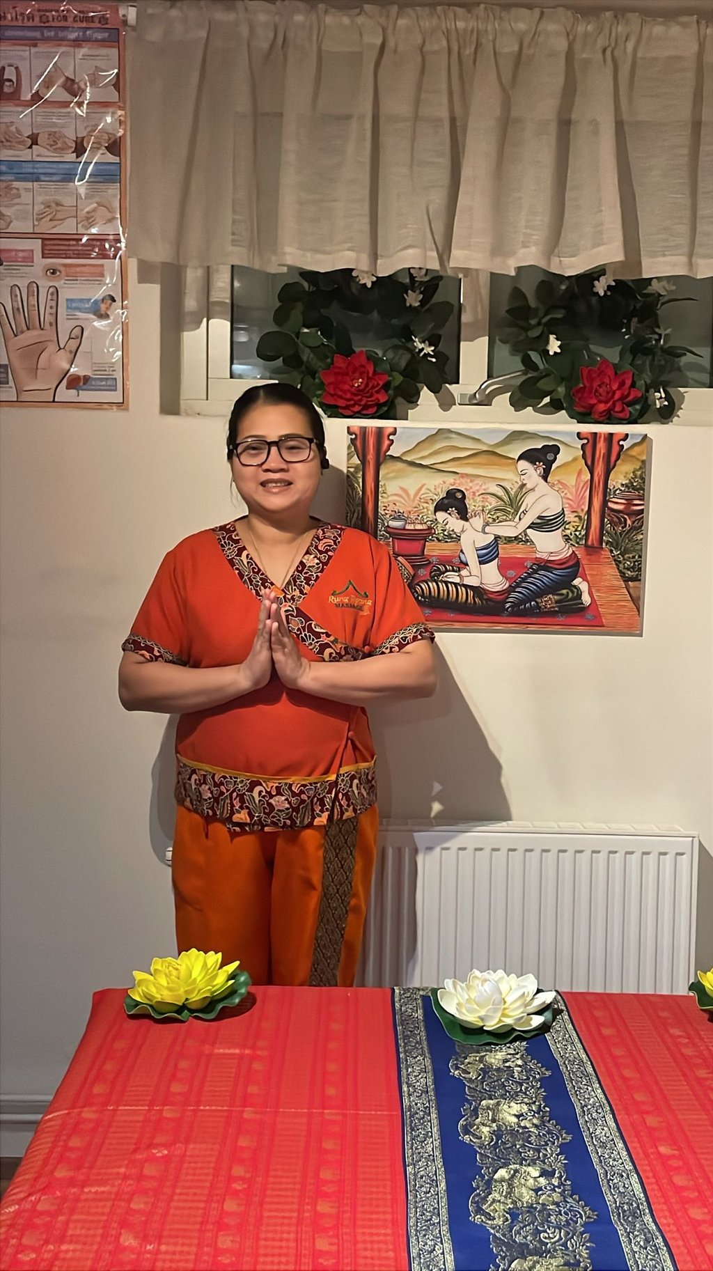 owner in massage room