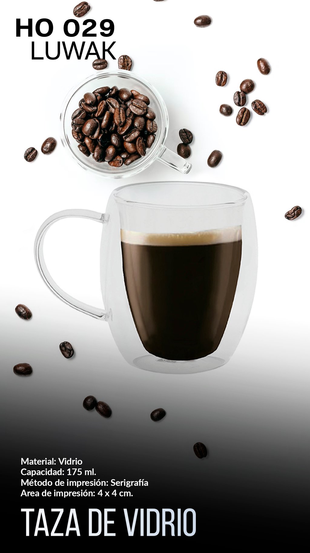 Taza de café promocional