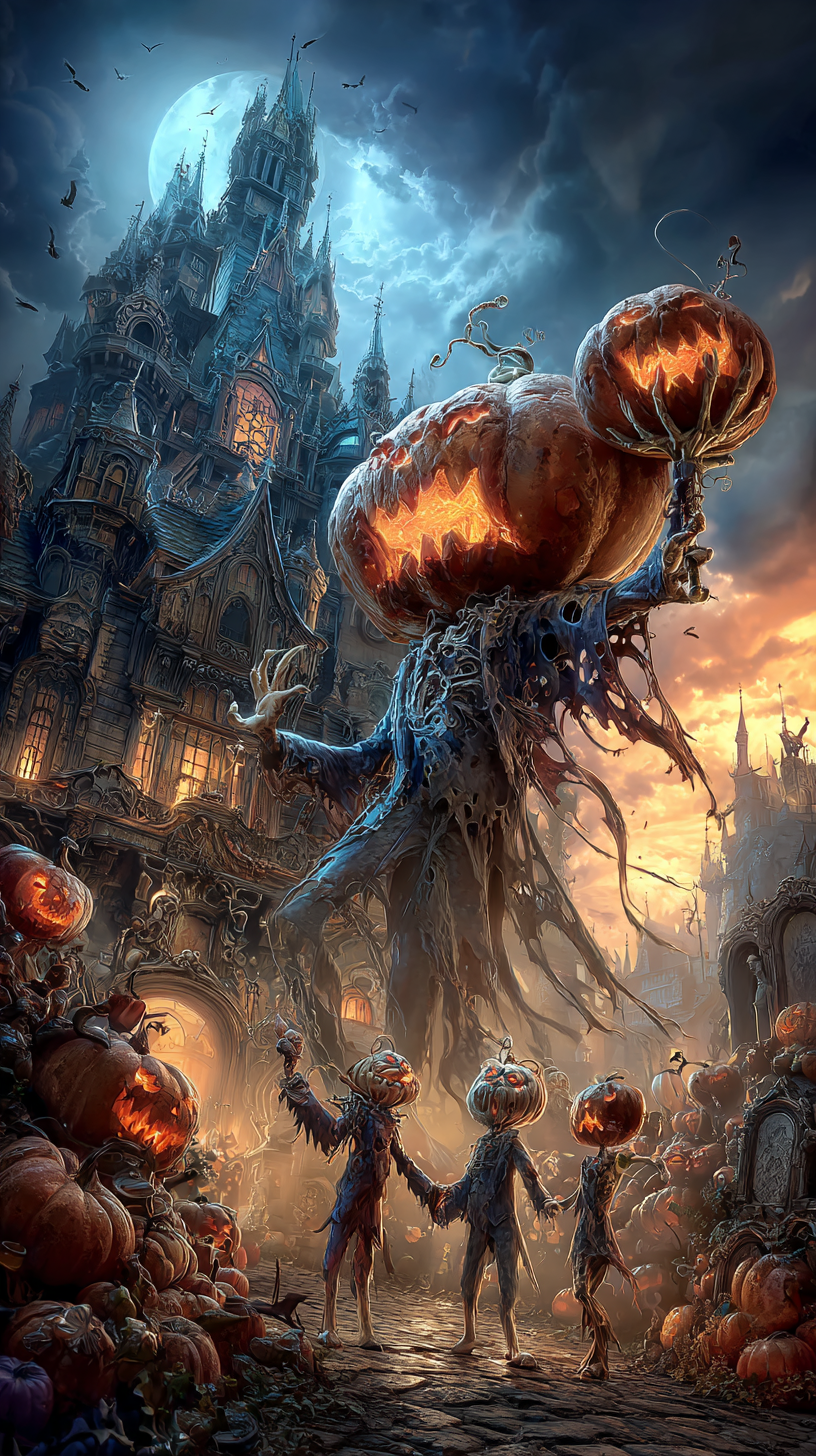 haunting halloween night