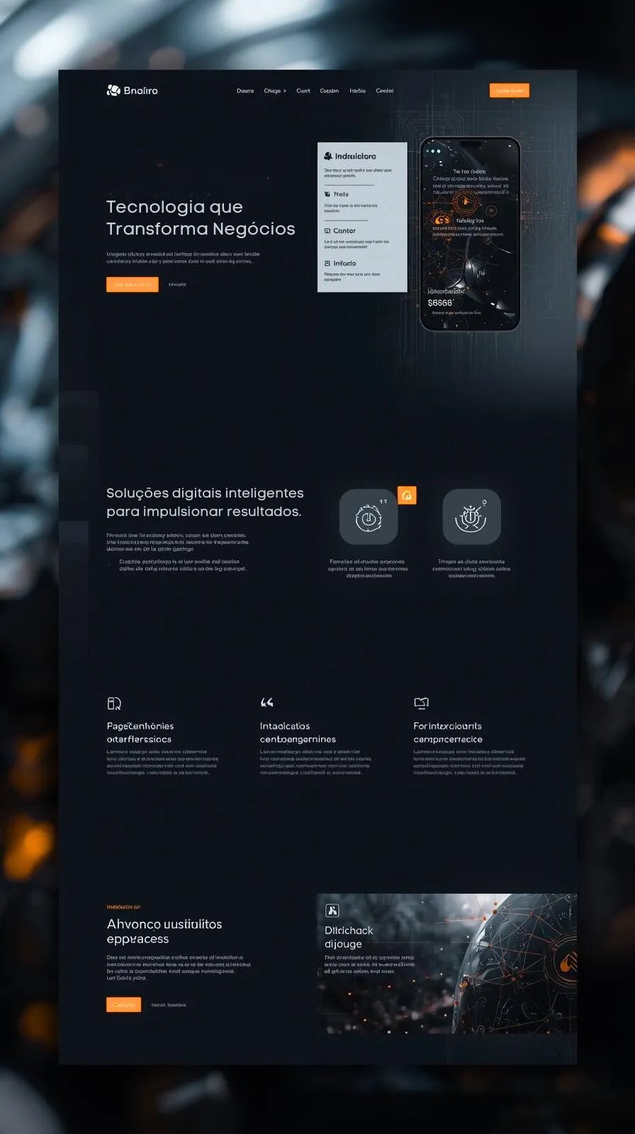 Conteúdo para Sites One Page 