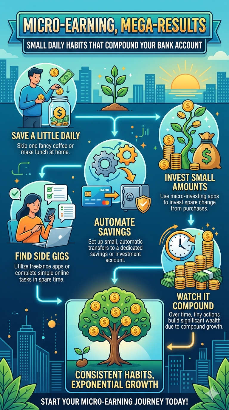 Micro-Earning, Mega-Results Small Daily Habits That Compound Your Bank Account