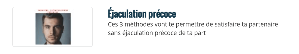 guide éjaculation précoce, recherche sante
