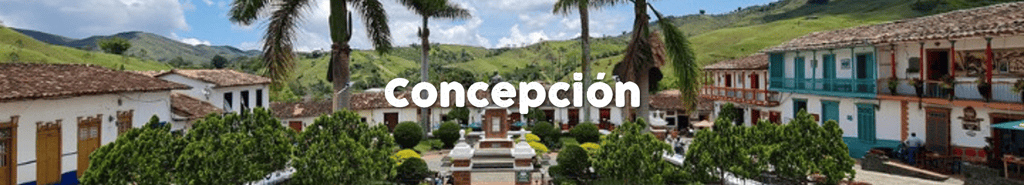Vue panoramique place de Concepción, Antioquia