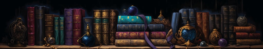 a shelf of books and a bunch of books