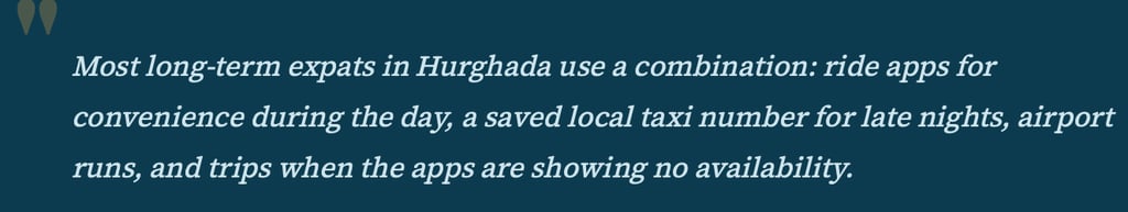 Hurghada transport guide • Getting around Hurghada