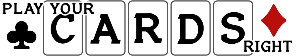 A banner for Play Your Cards Right.