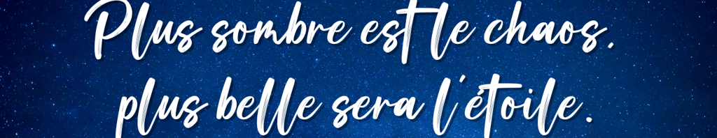 texte blanche sur fond bleu