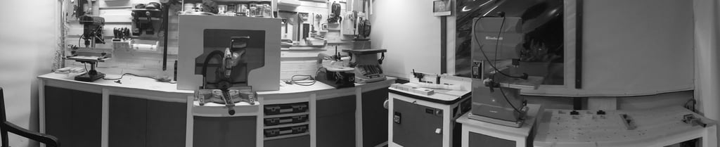 Laboratorio lavorazione micro ebanisteria di Massimo Moscato