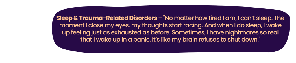Sleep & Trauma-Related Disorders