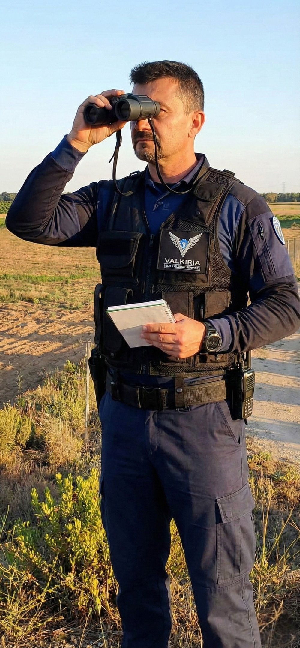 Guarda Rural titulado de servicio en finca agrícola y coto de caza