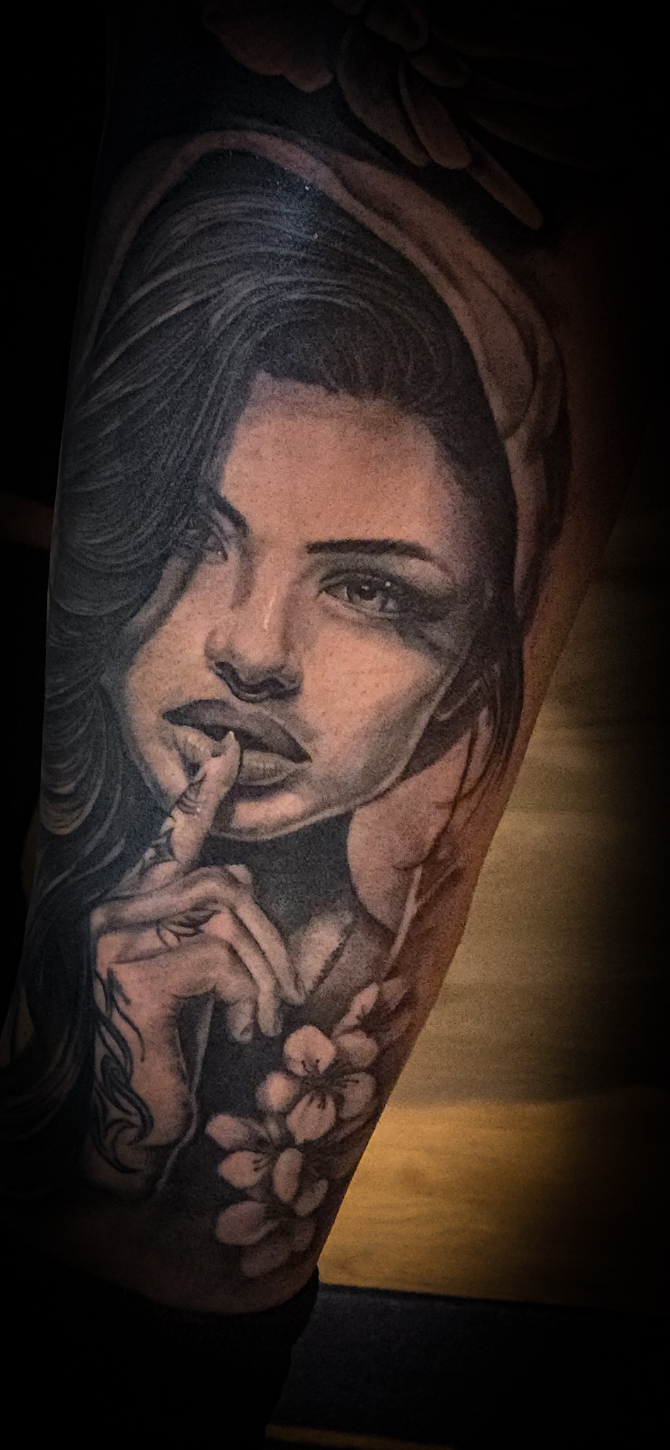 Tatouage de visage réaliste genappe 