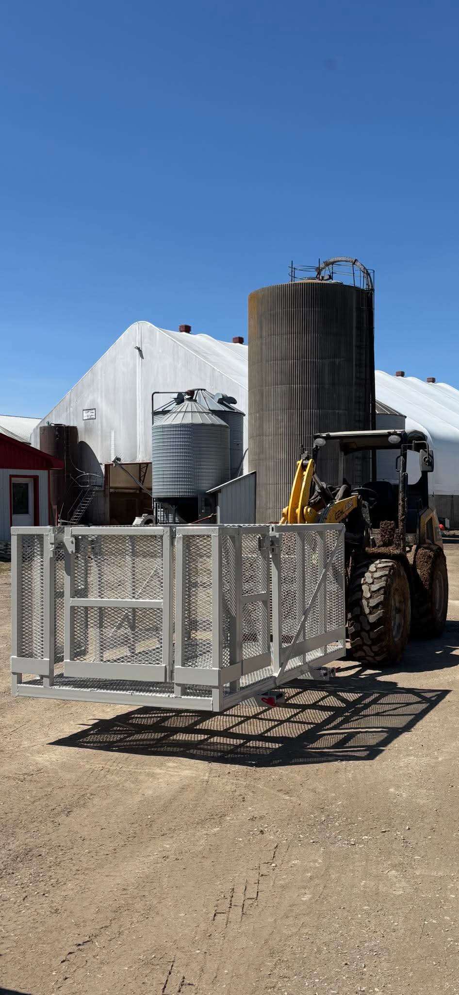 loader custom man basket work platform