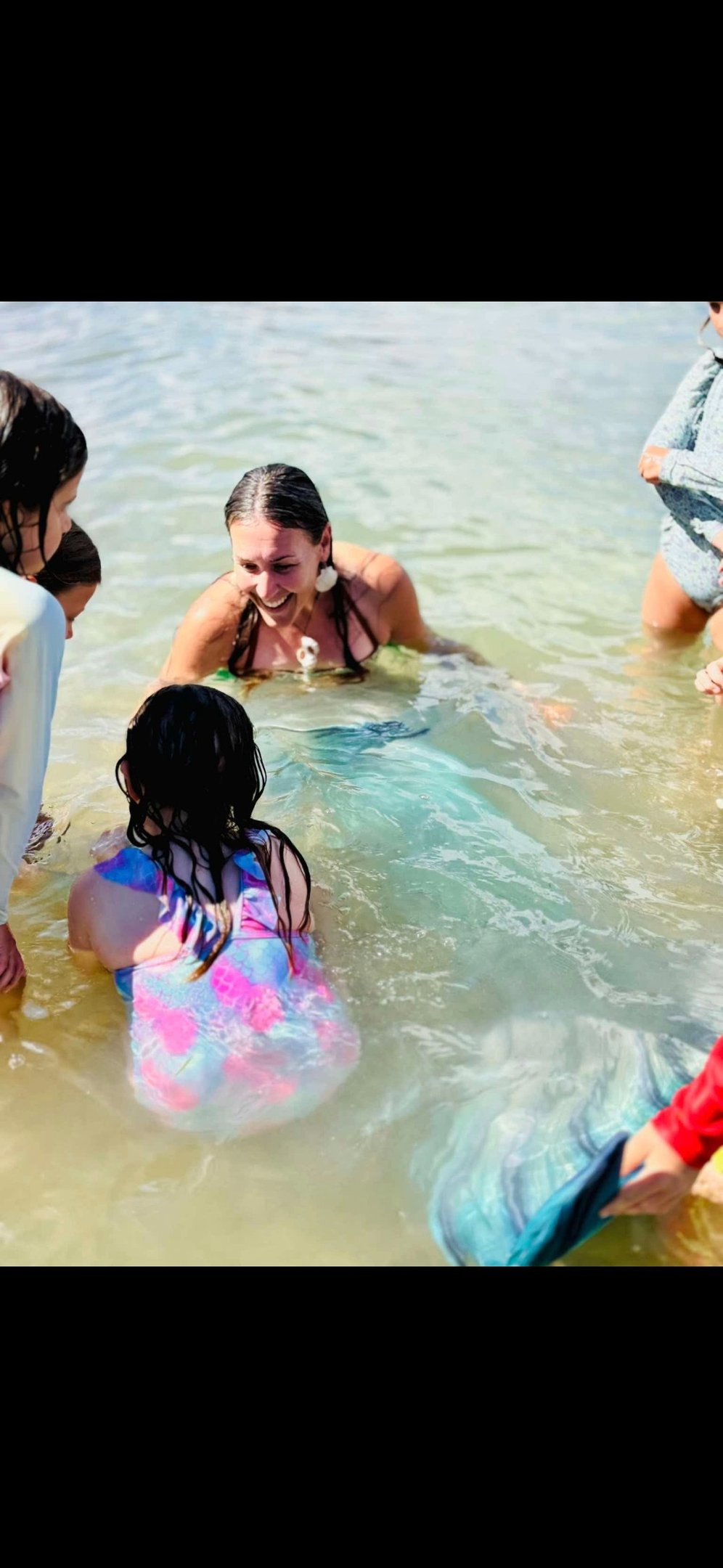 Professional Mermaid at a birthday party 