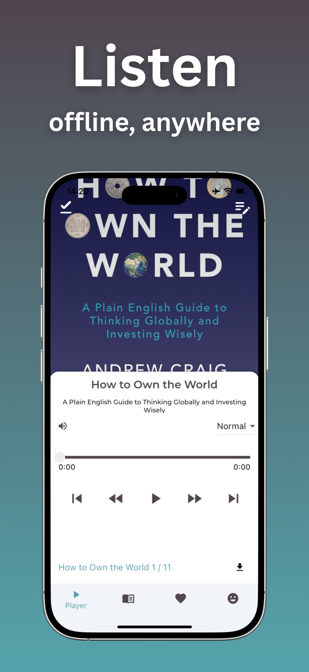 Audiobooks Spokenpages app screenshot