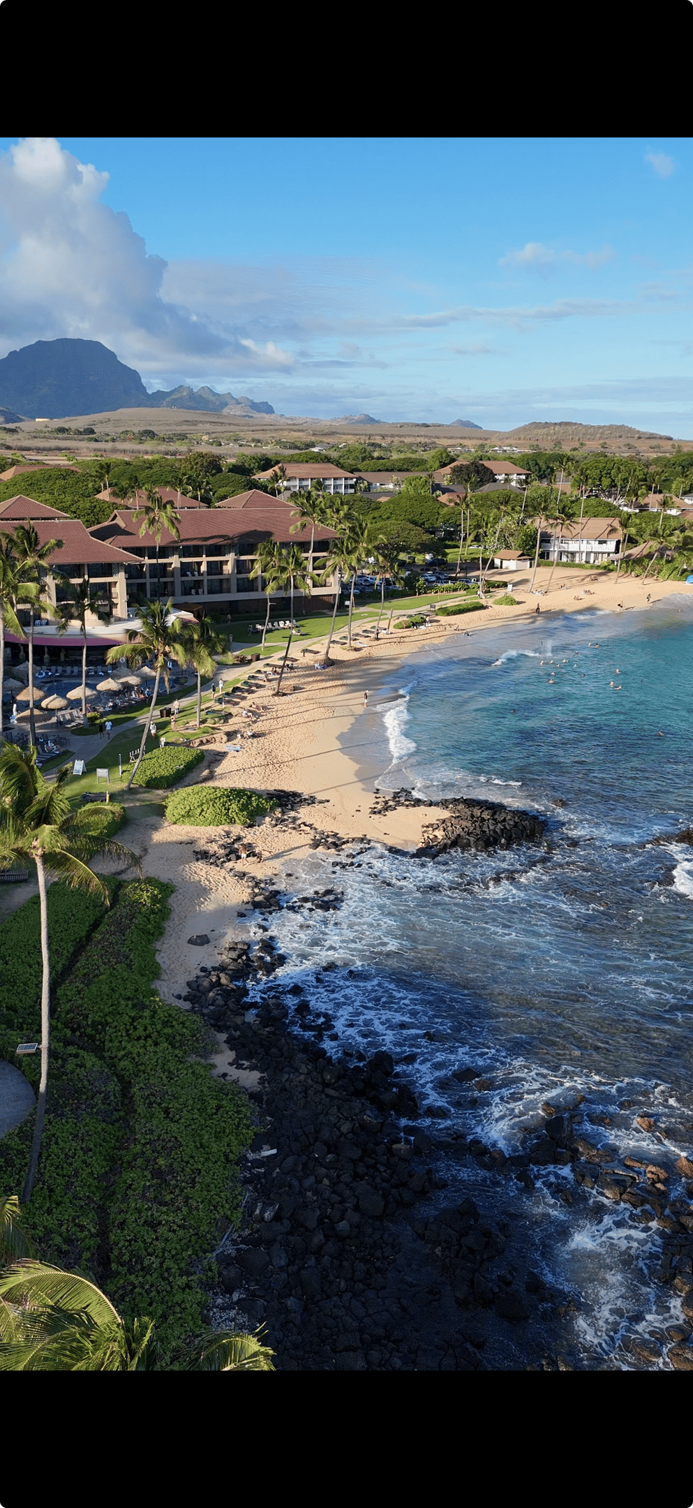 Poipu Beach in Kauai
