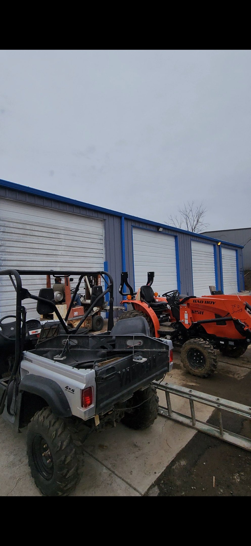 Fresh painted warehouse, commercial