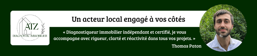 Portrait du diagnostiqueur immobilier certifié, Thomas Paton - ATZ Diagnostic Immobilier