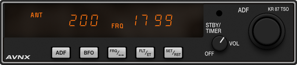 AVNX KR 87 TSO replica with high-resolution digital display